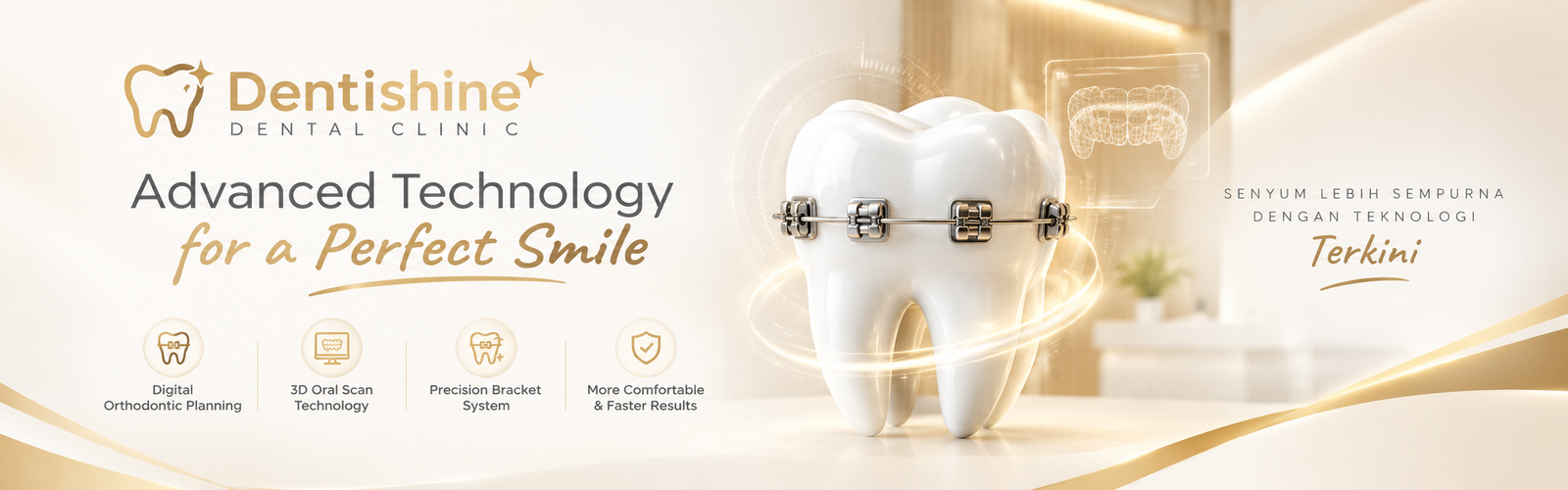 Dentishine — teknologi terkini untuk senyum yang lebih sempurna